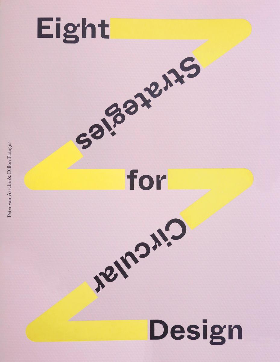 A pink book cover with black text and yellow graphics.