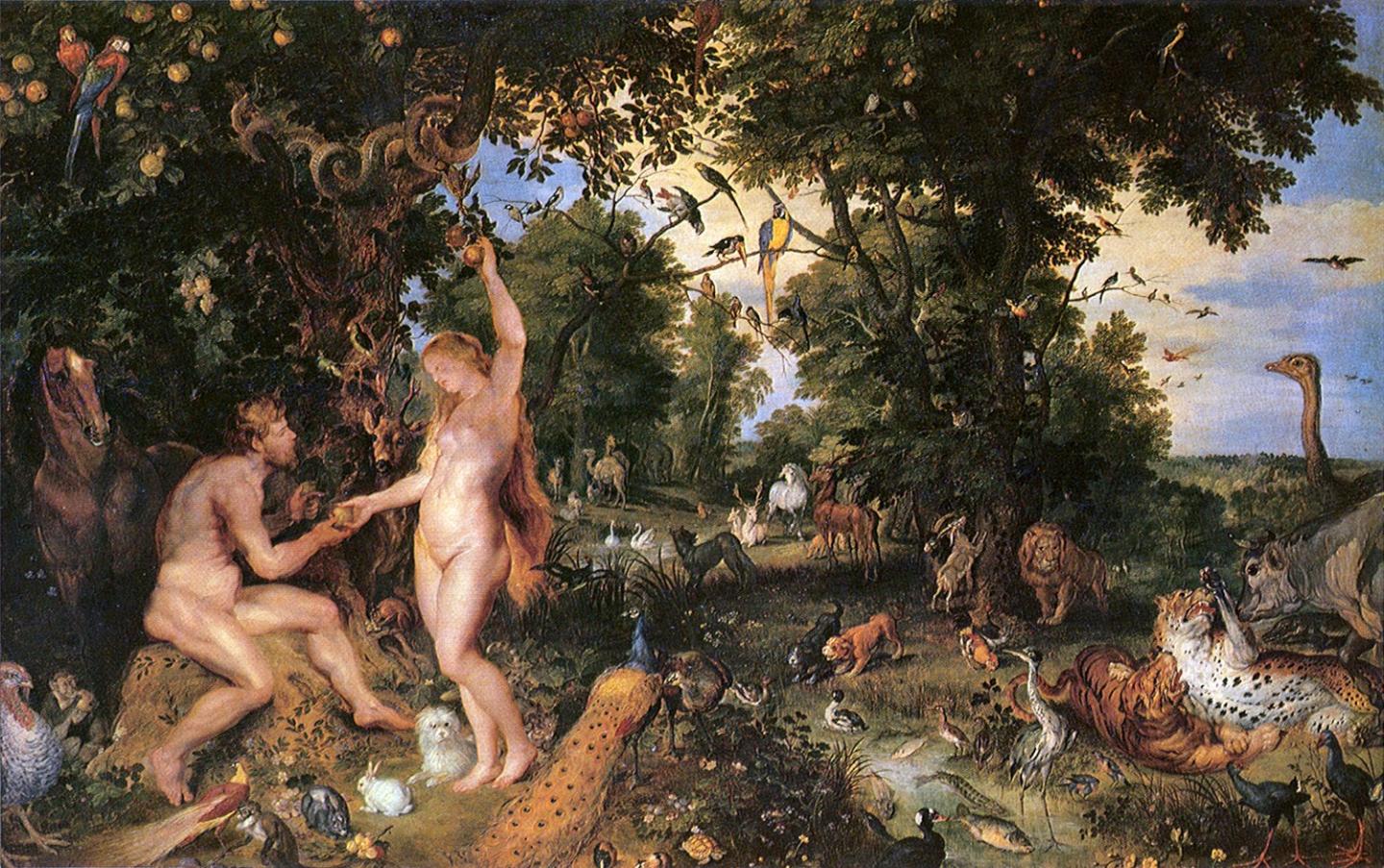 ‘The Earthly Paradise with the Fall of Adam and Eve’, Peter Paul Rubens, Jan Brueghel