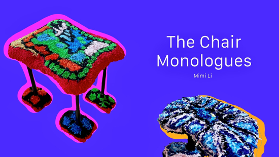 Poster announcement for The Chair Monologues (2022). 