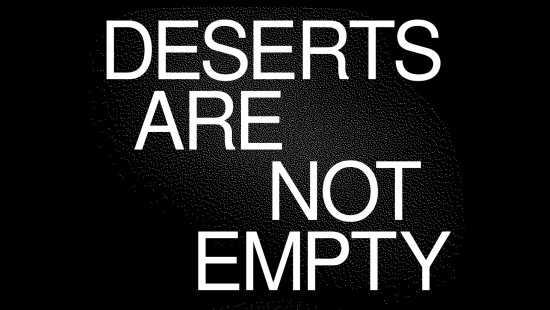 Deserts Are Not Empty: Online Book Panels