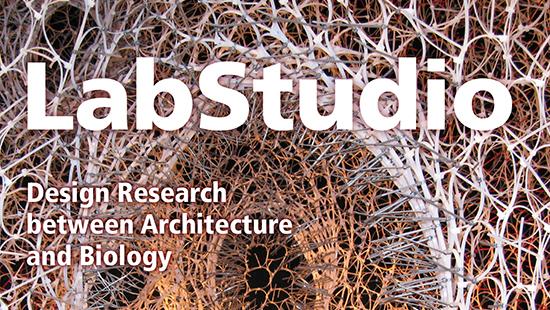 book cover that says LabStudio Design Research between Architecture and Biology
