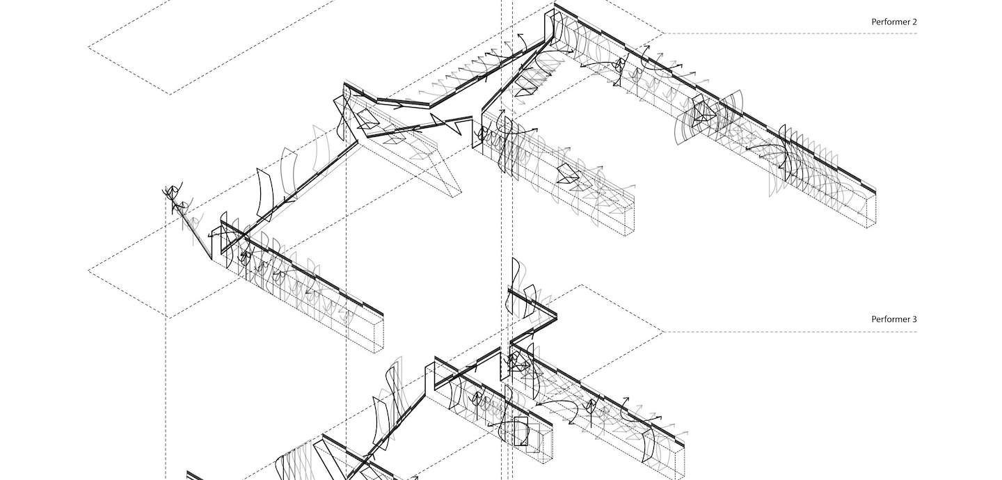 Line drawing of structures