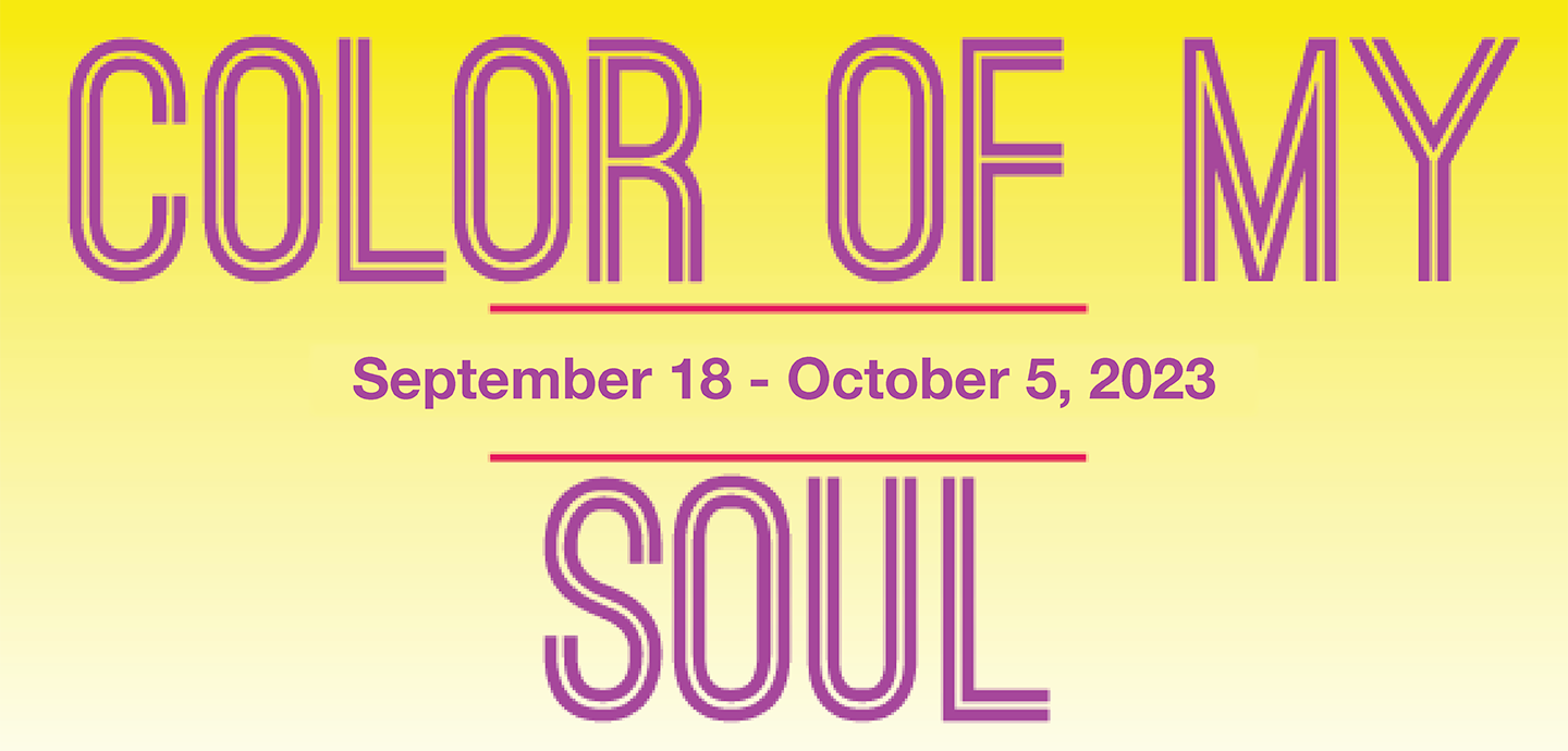 Purple font that reads 