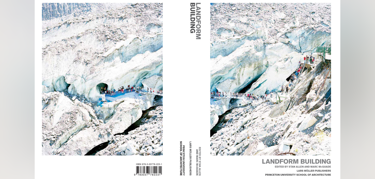 book cover with image of people traveling across a high bridge over a deep chasm