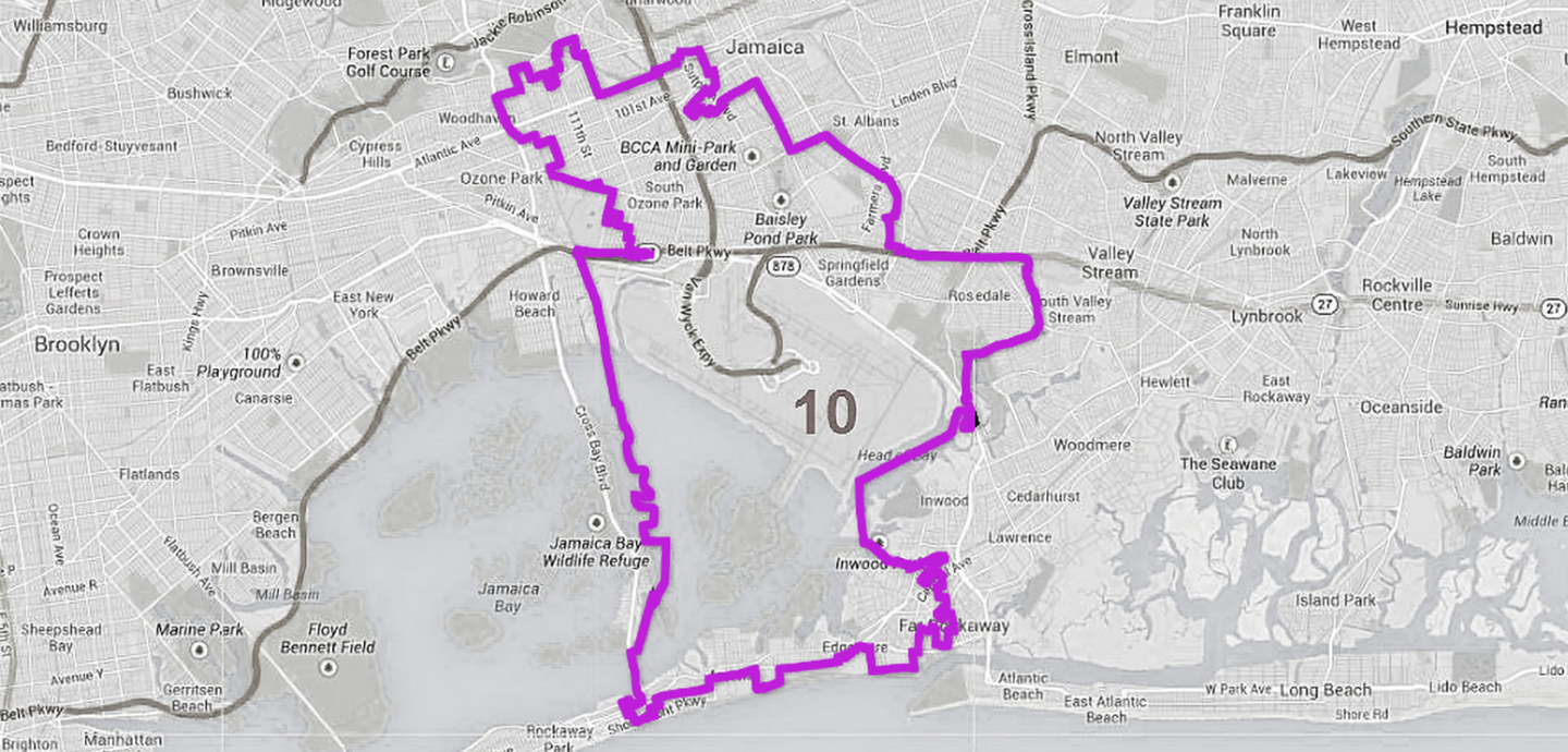 A greyscale map with purple boundary outline.