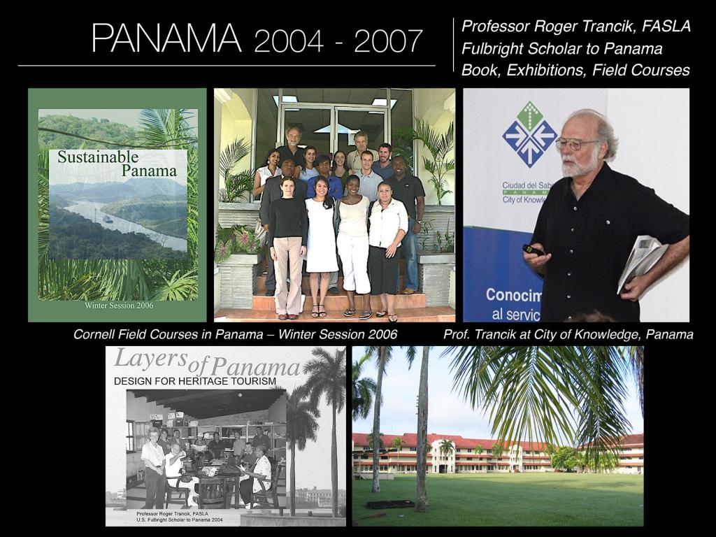 images of Prof. Trancik's field courses in Panama