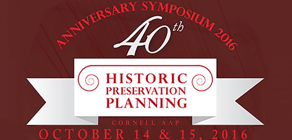 Historic Preservation Planning: 40th Anniversary 