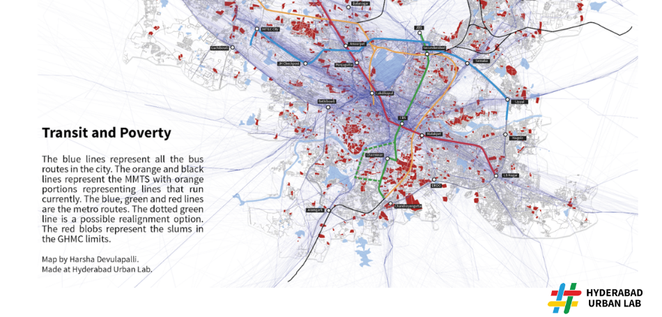 colorful map of city bus routes