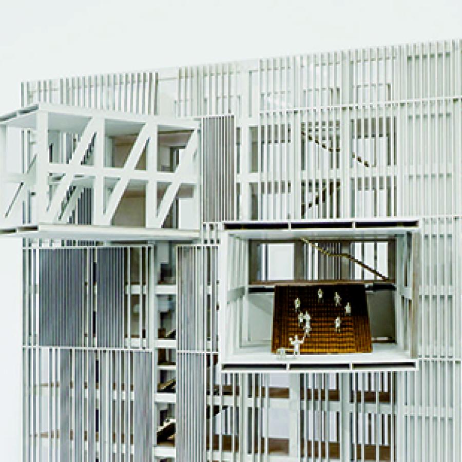 Model of multistory building 