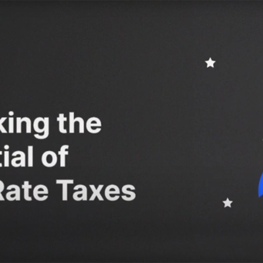 Unlocking the Potential of Split-Rate Taxes presentation slide