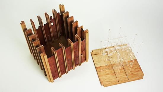 wooden model