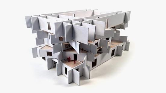 Multi-layered building model. 