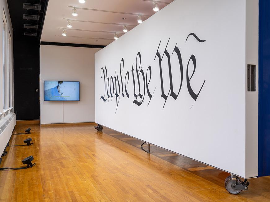 Gallery view of the words 