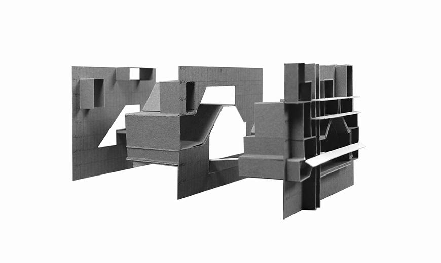 Model unfolding showing transformation.