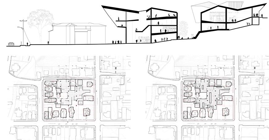 Section/ Site plan 