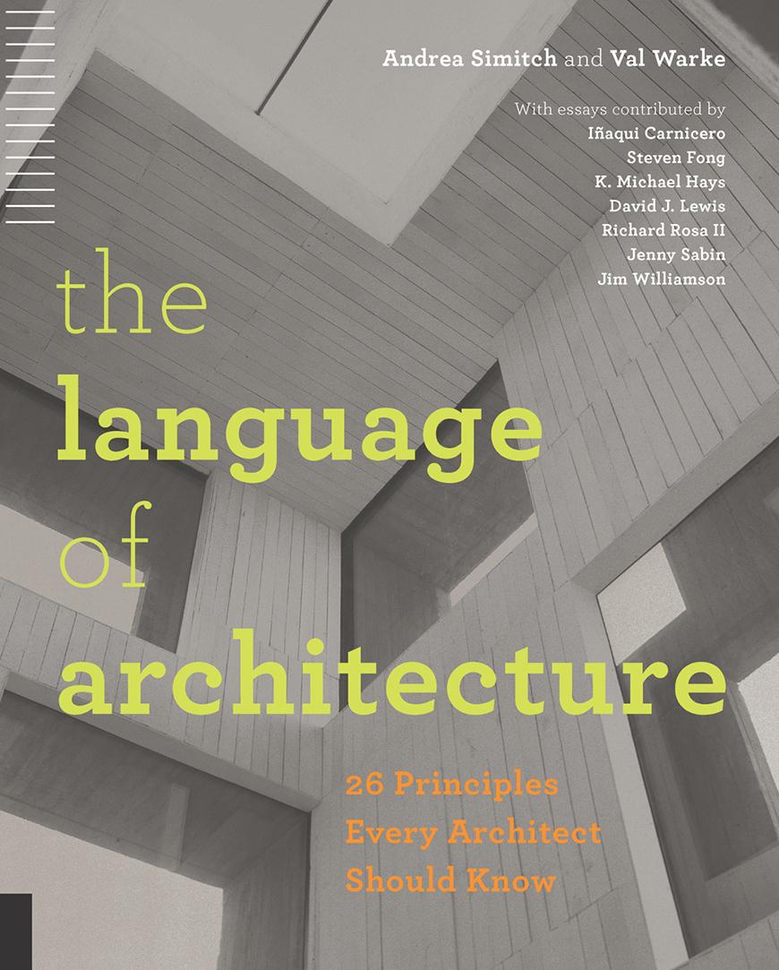 Book Cover The Language of Architecture showing a geometric interior