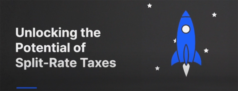 Unlocking the Potential of Split-Rate Taxes presentation slide