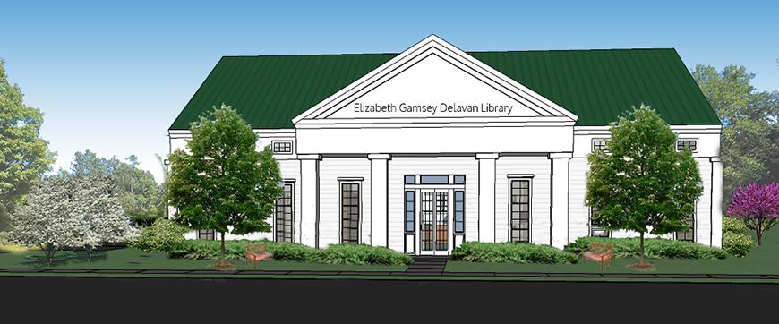 Rendering of library 