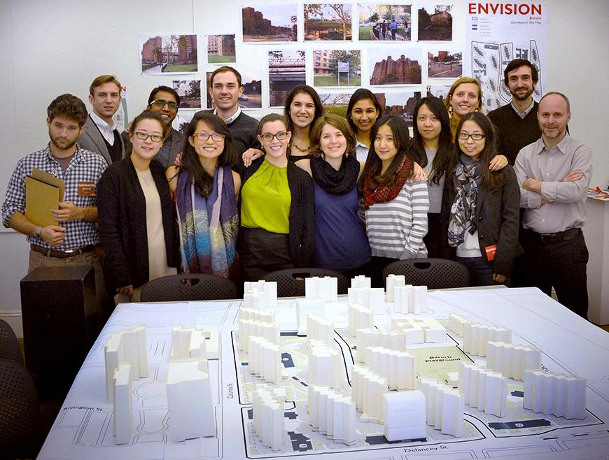 The Urban Design studio participants at the completion of their final review of Envision Baruch. 