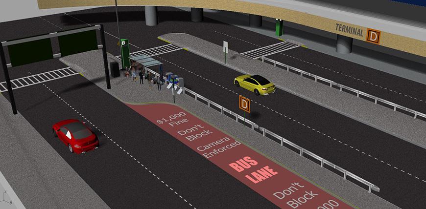 Airport enhancements rendering