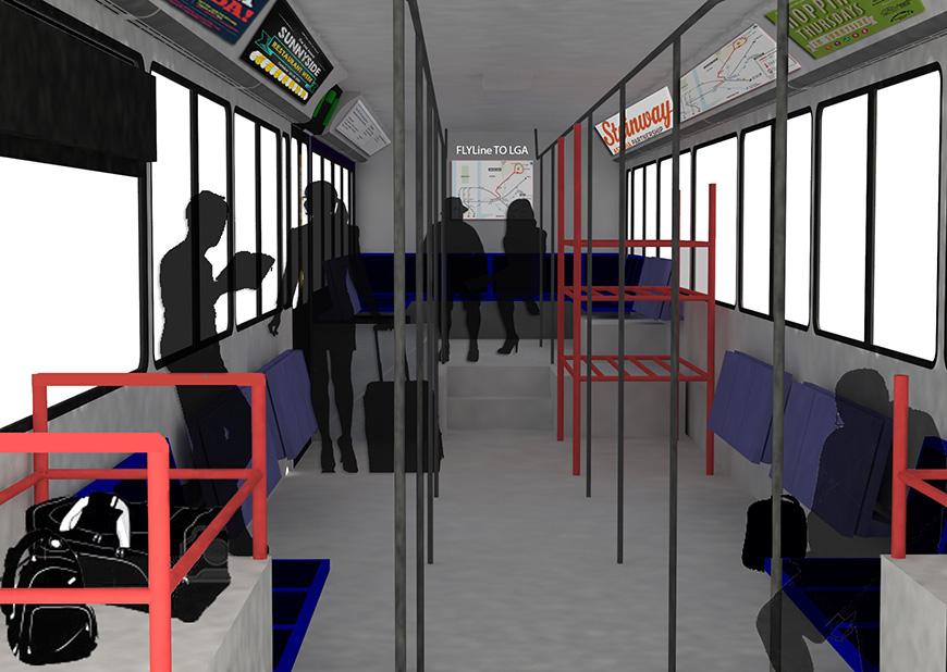 Rendering for Interior Bus Redesign