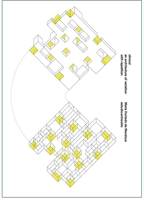 Book cover with a white background and a three dimensional rendering of boxes arranging in a loose grid pattern.
