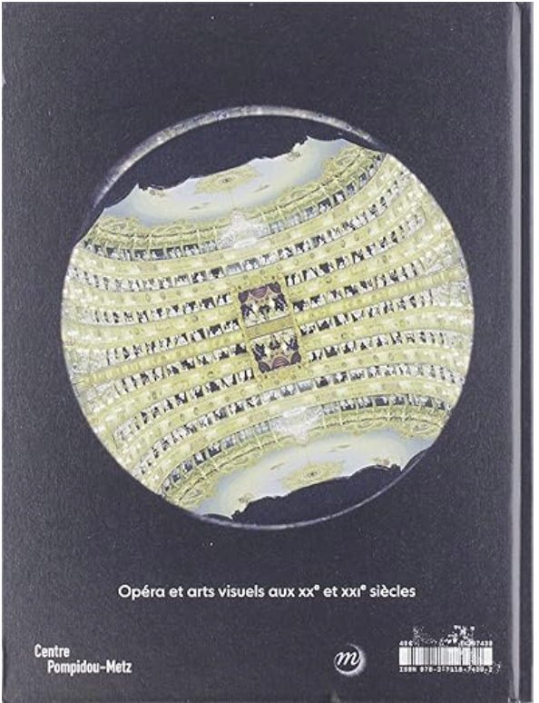 Gray book cover with a circle in the center that has an abstract beige and white pattern inside