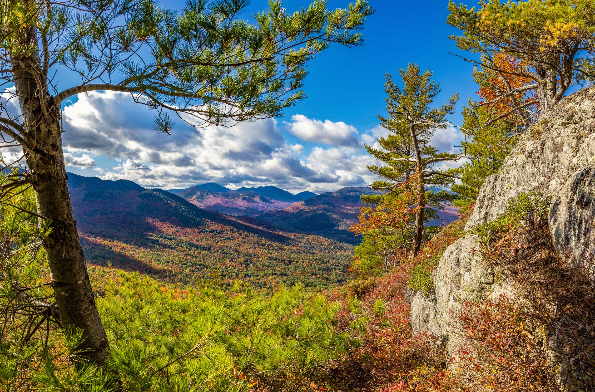 View of Baxter Mountain on a sunny day