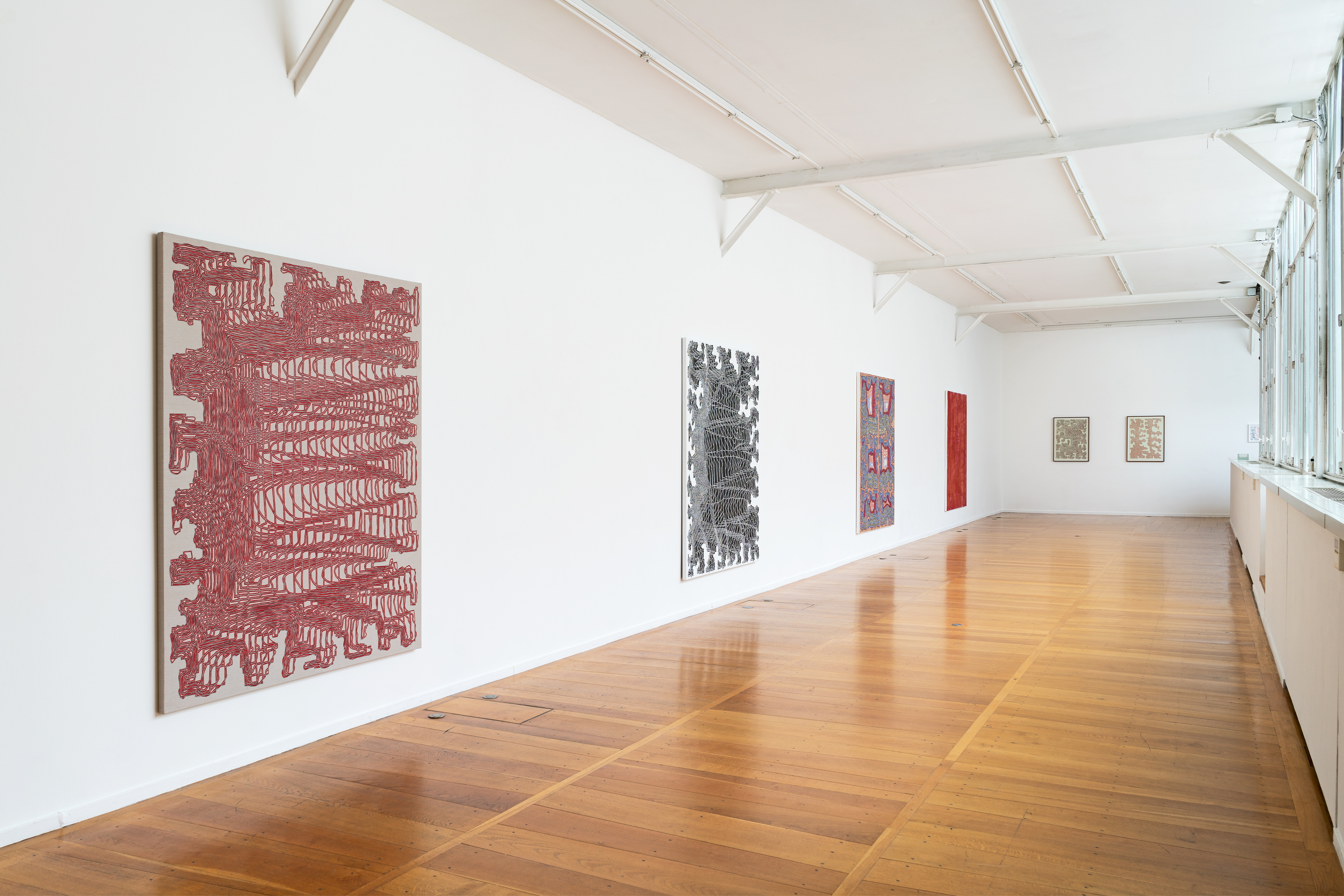 Installation view, Cascade Effects exhibition (2019) at Xippas in Paris