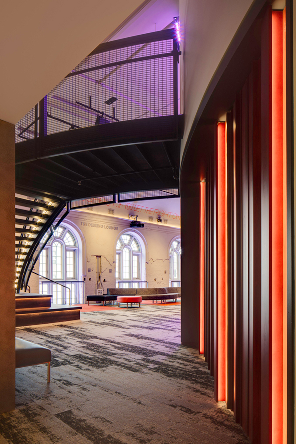 Center Stage interior.