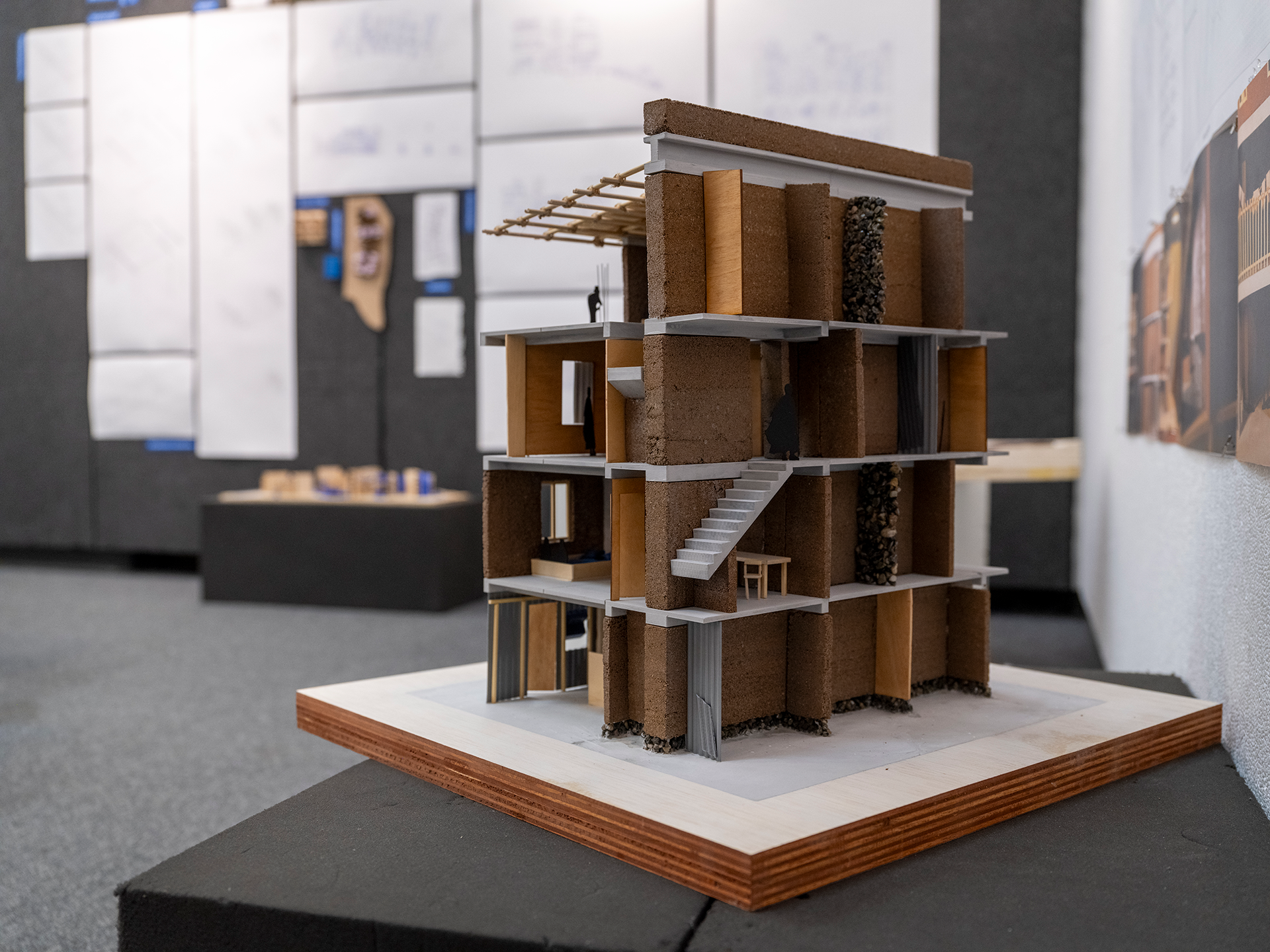Housing model on display
