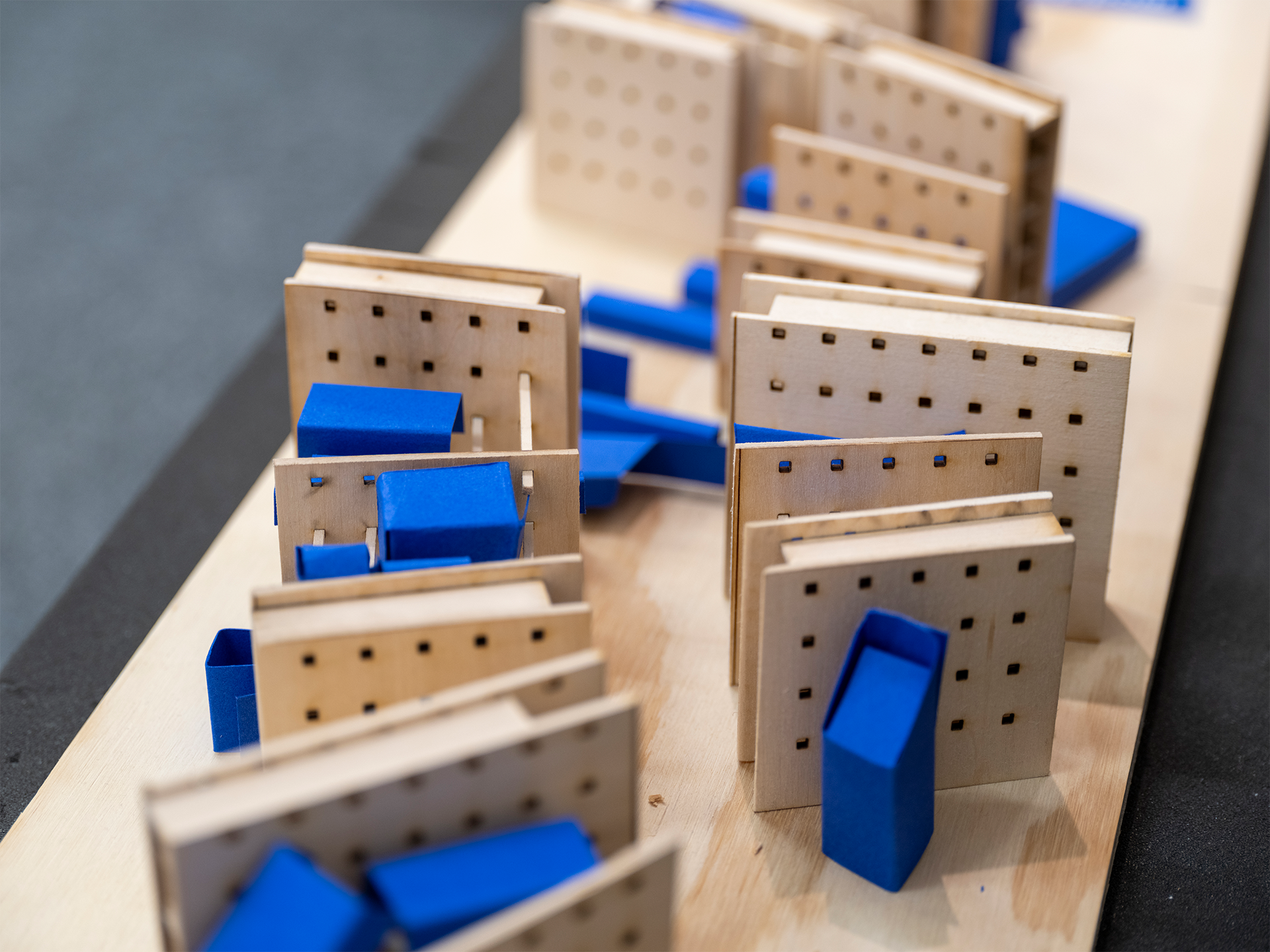 Housing model on display