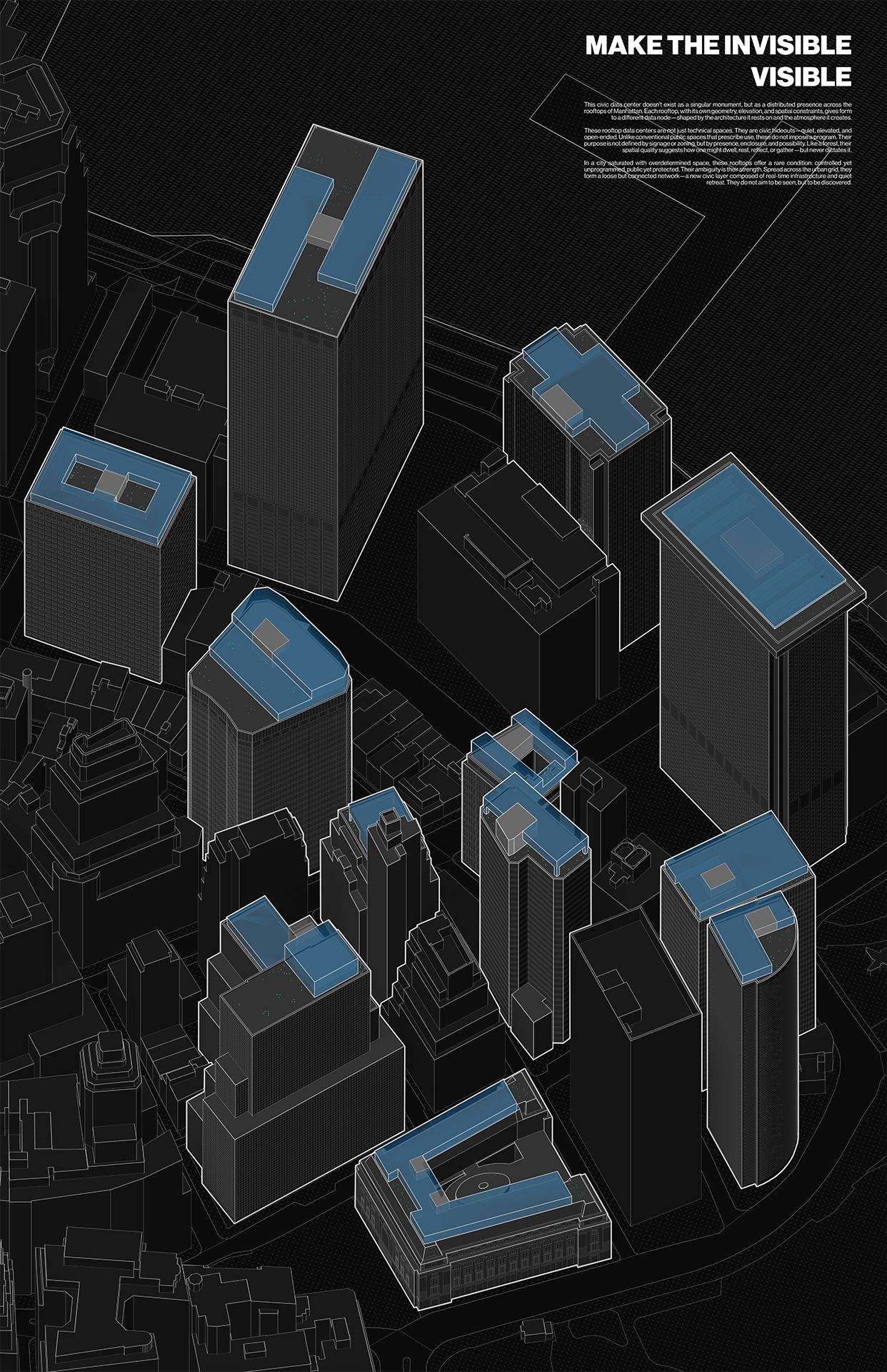 Illustration of data center