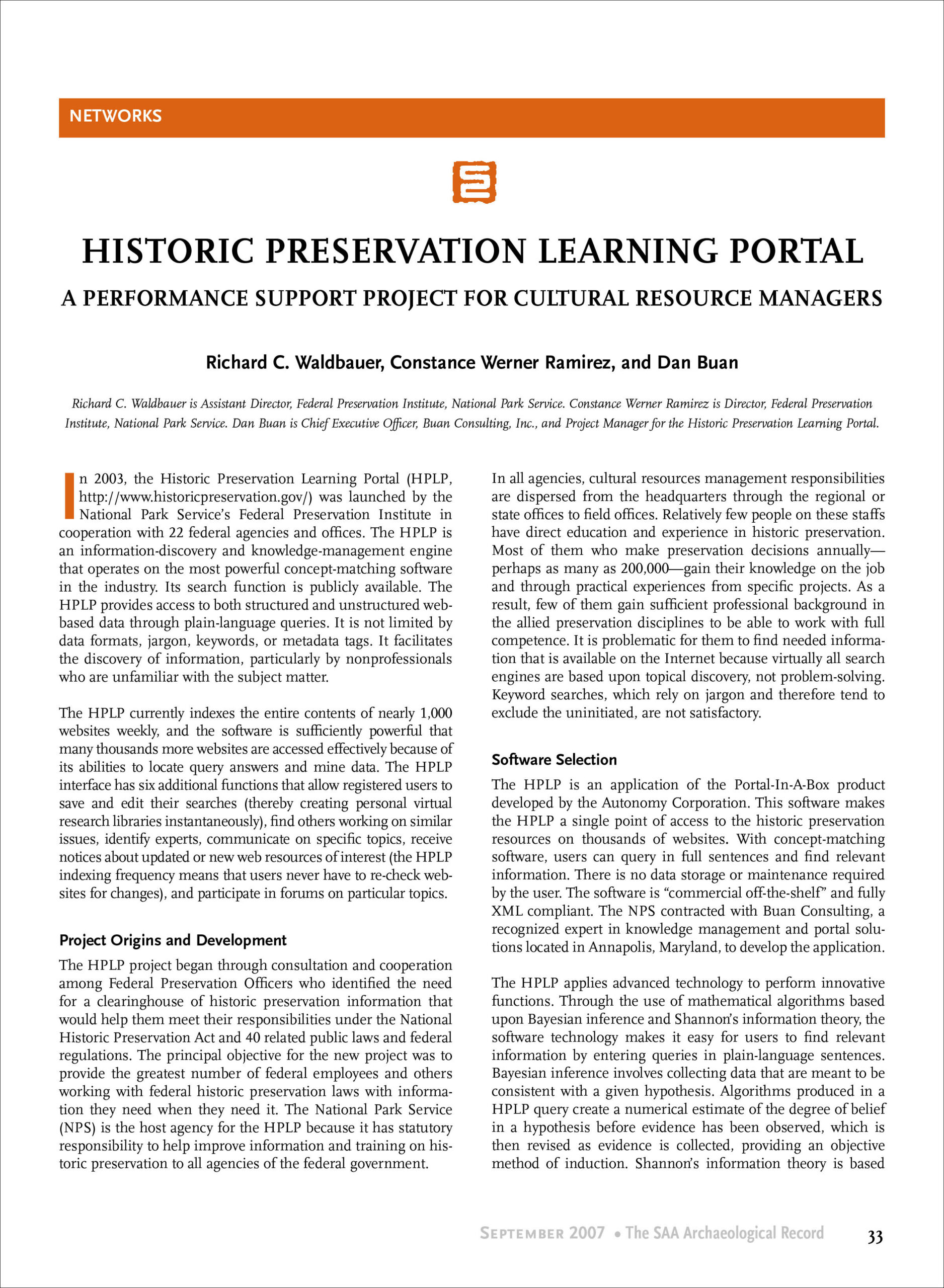 First page of scholarly article 