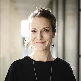 Person wearing a black shirt