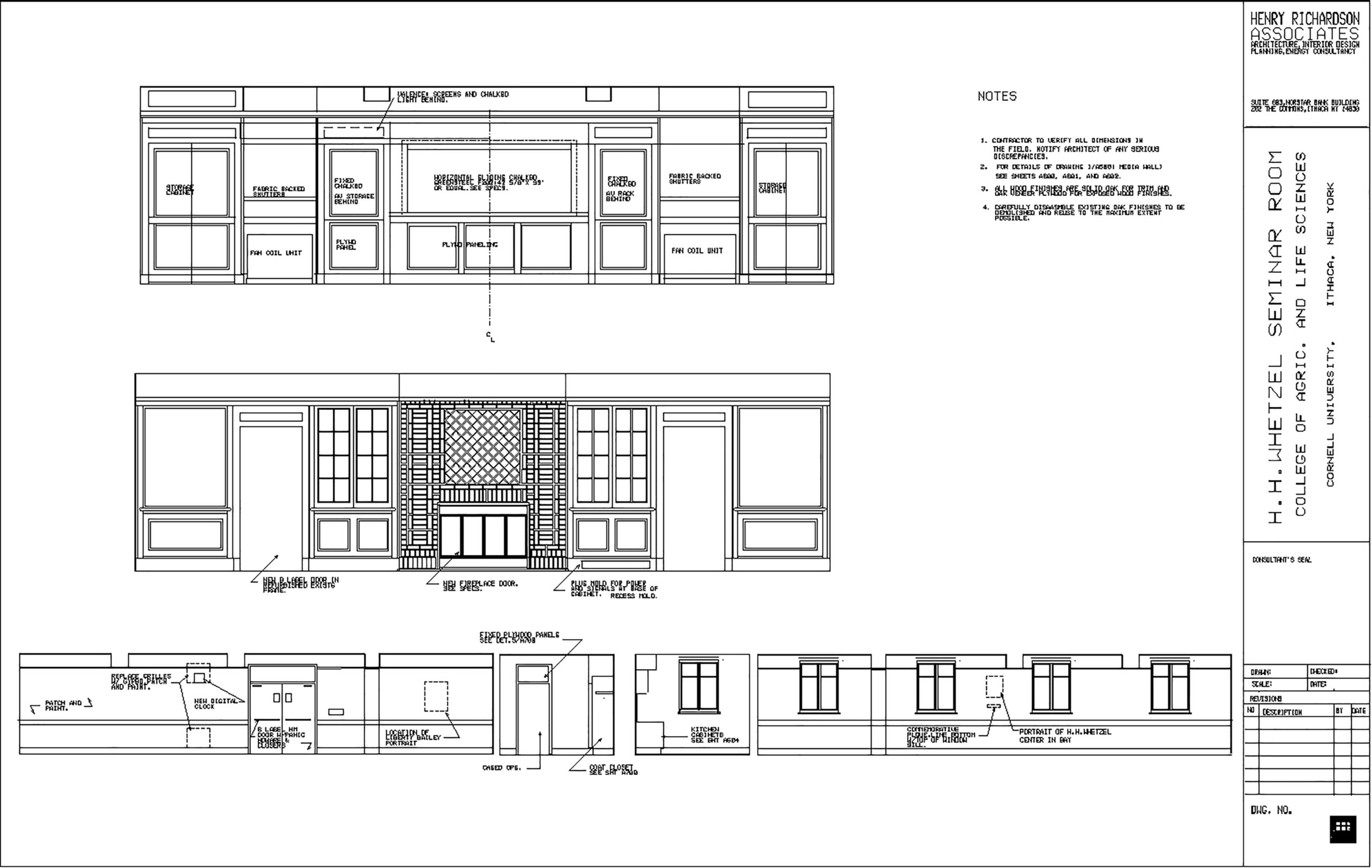 H.H. Whetzel Seminar Room floor plans