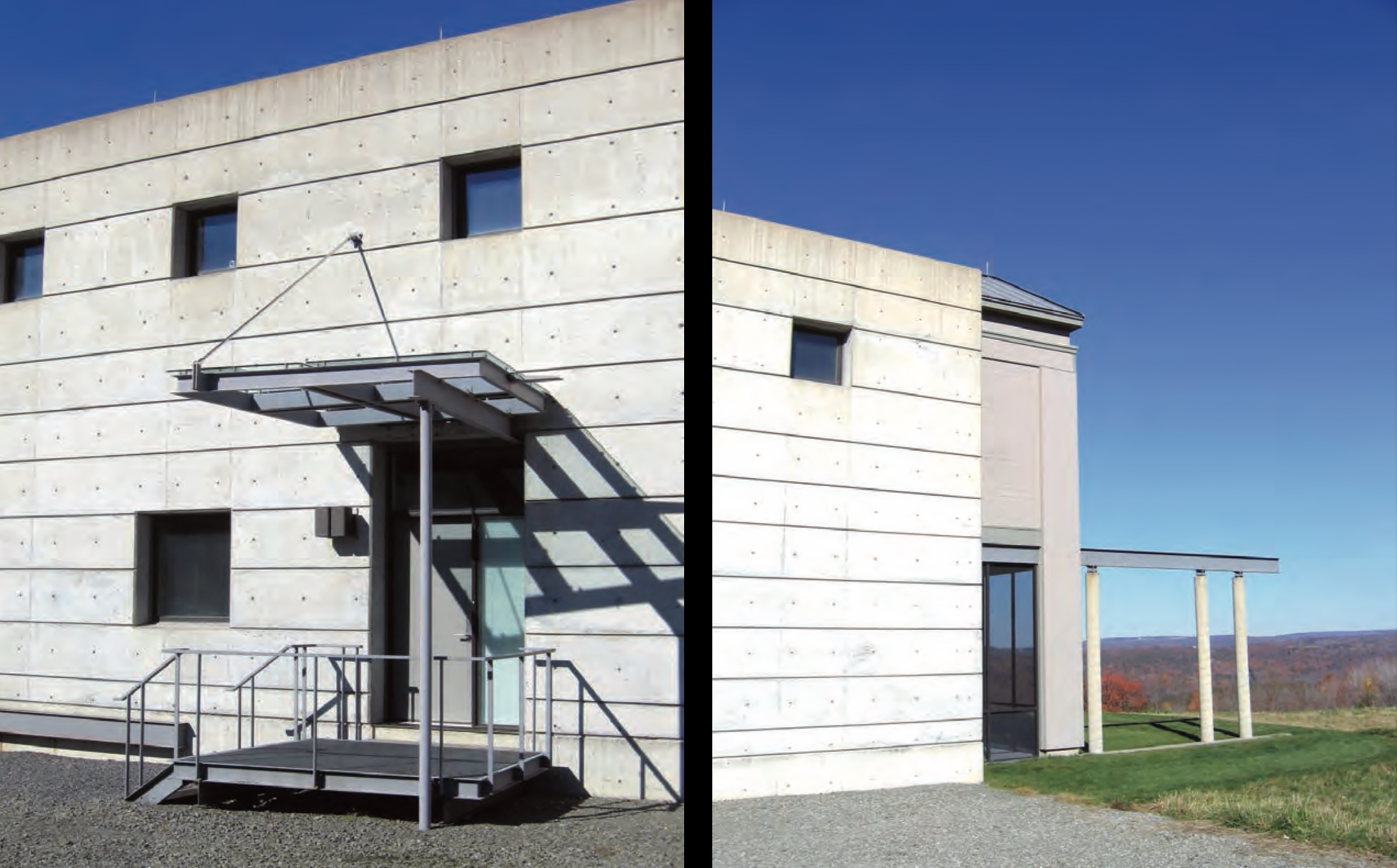 Concrete building exterior