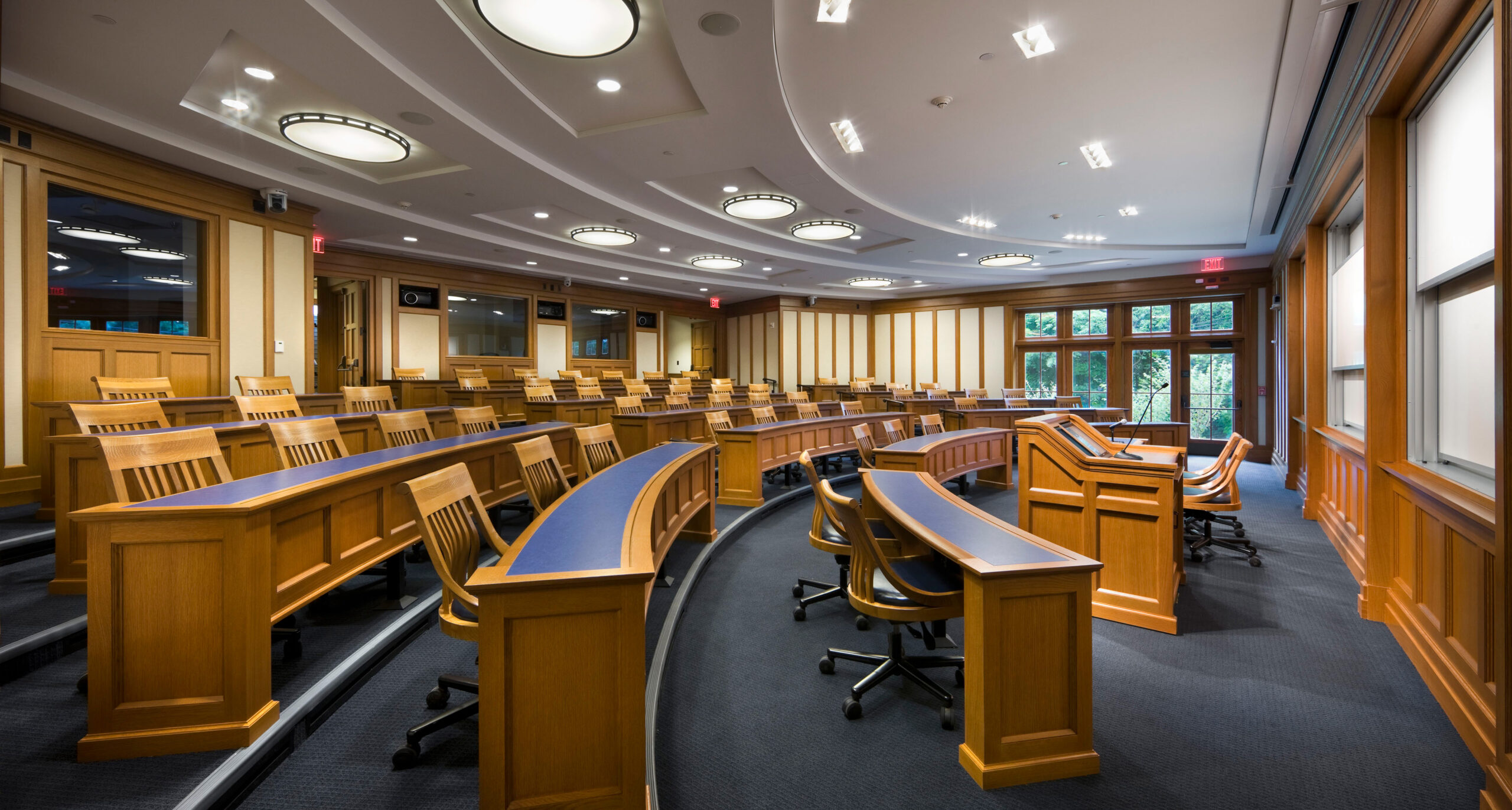 Interior lecture hall