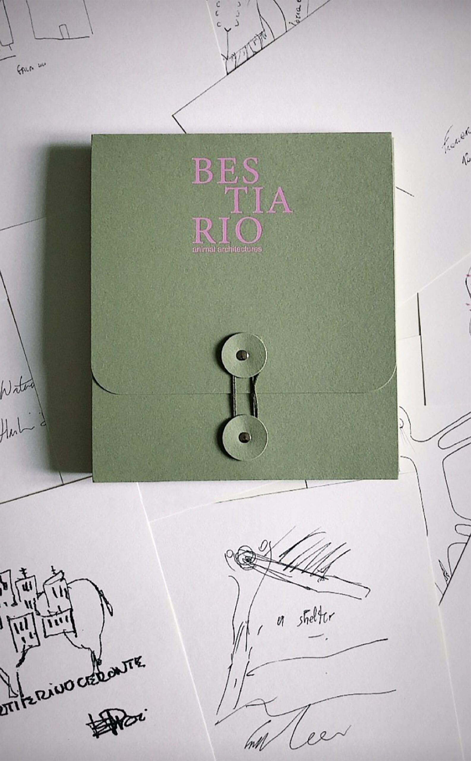 a green book with pink text that reads BES-TIA-RIO