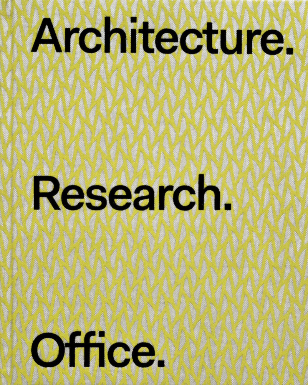 yellow book cover with black text