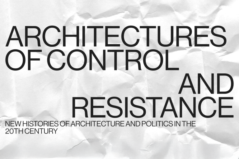 Crumbled paper is the background for a poster with black text.