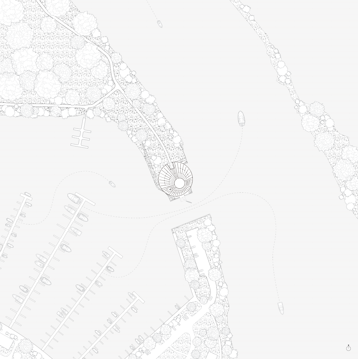 a rendering of an architectural structure