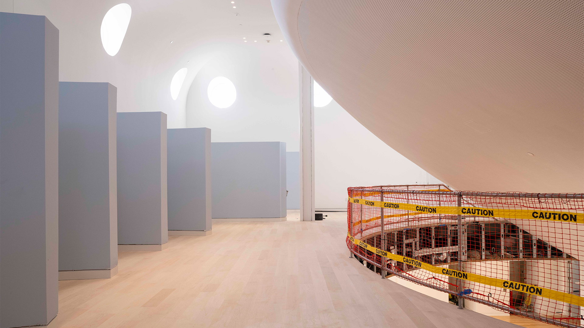 Collaborative commons with study alcoves and meeting areas for the entire AAP community takes shape.