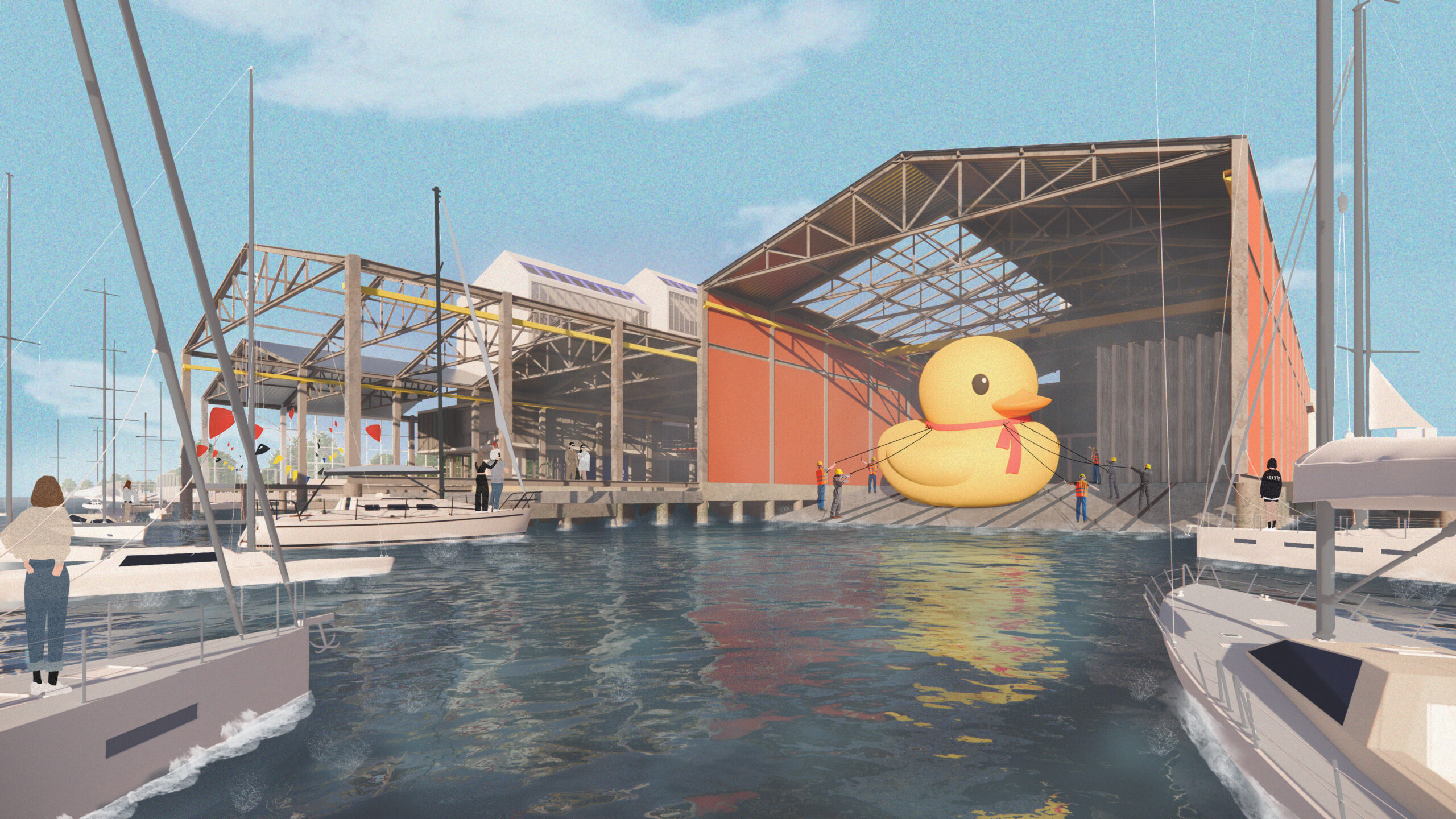 an architectural rendering