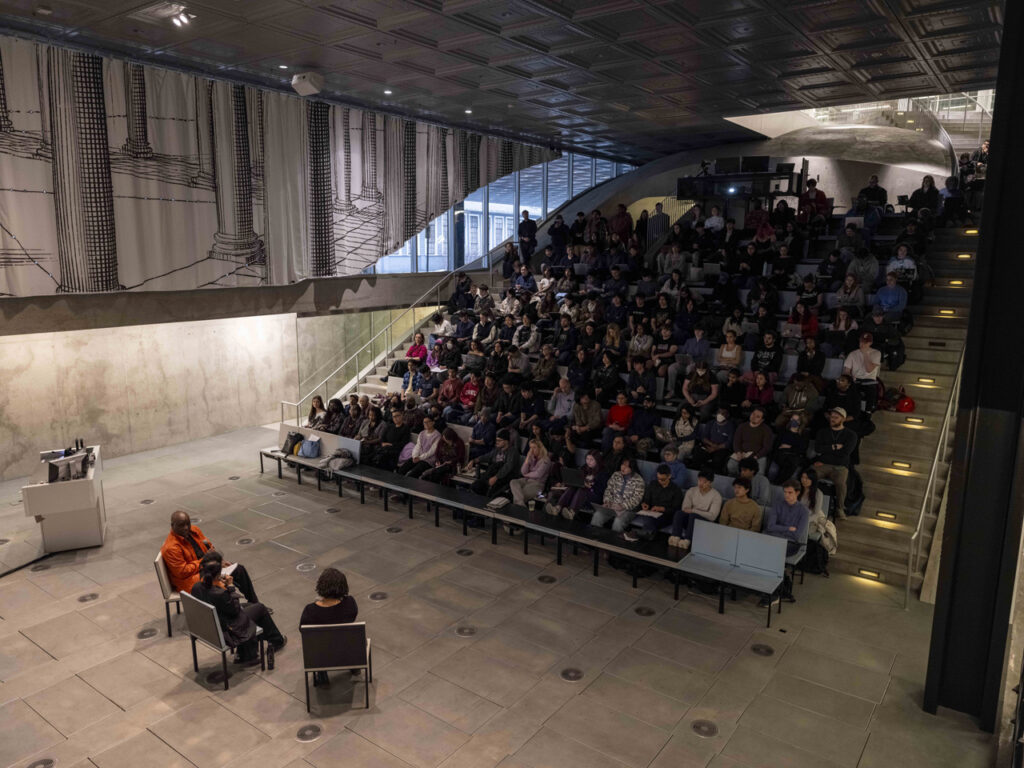 lecture hall during presentation